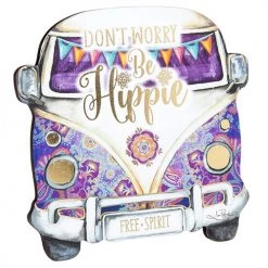 Joe Davies Kombi Shaped Hanging Plaque “Don’t Worry” GENERAL GIFTS