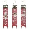 Itemint DECORATIVE LIGHT LED CHRISTMAS SLEIGH WOOD 70X9X15,5cm