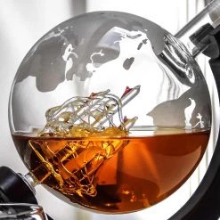 Mikamax DELUXE GLOBE DECANTER SET
