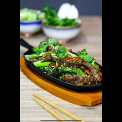 KitchenCraft World Of Flavours Oriental Iron Sizzle Platter 12 KitchenCraft World Of Flavours Oriental Iron Sizzle Platter