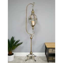 Dutch Brothers Gold Floor Lantern