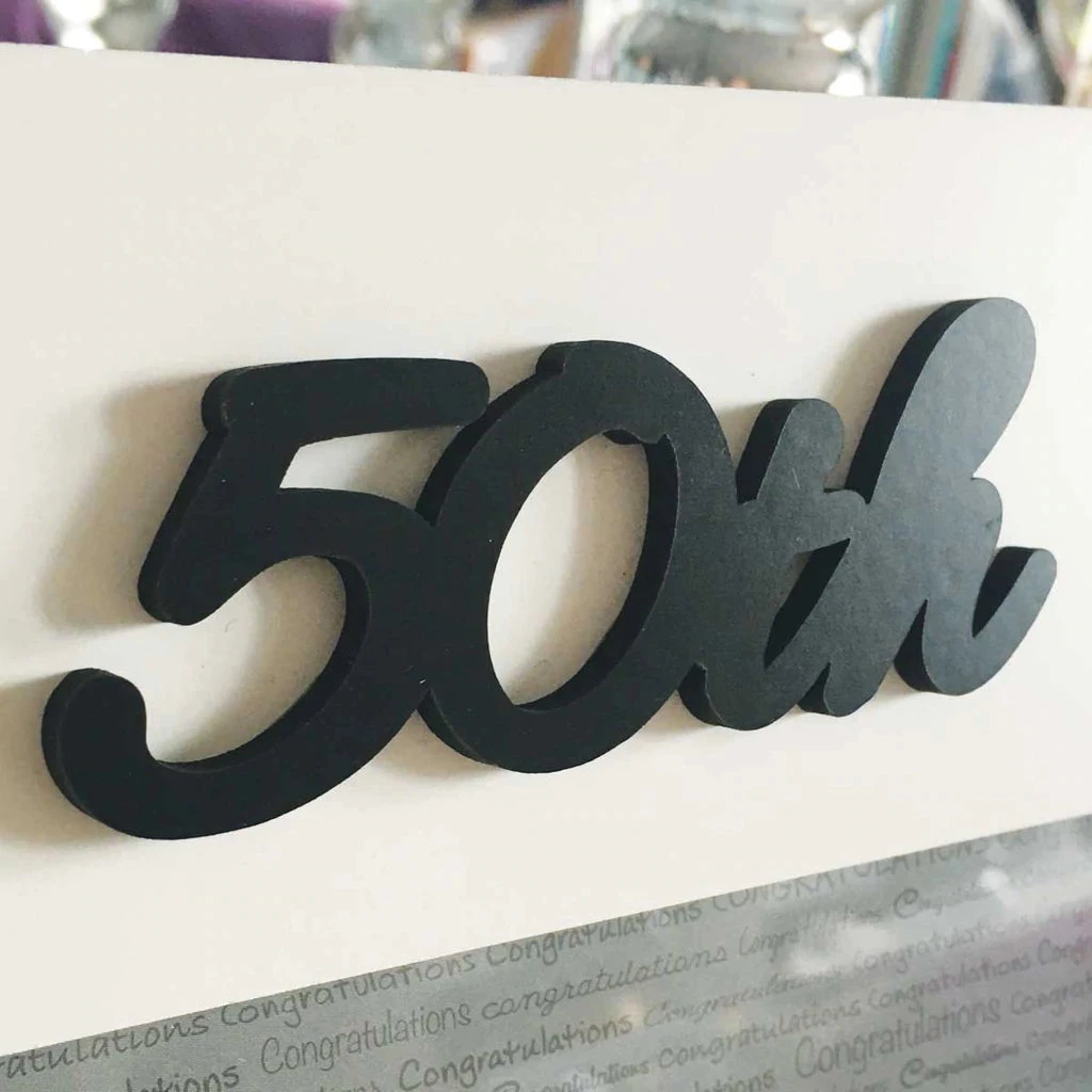 Giftworks Birthday 3D Text Signature Photo Frame GENERAL GIFTS 11 Giftworks Birthday 3D Text Signature Photo Frame GENERAL GIFTS