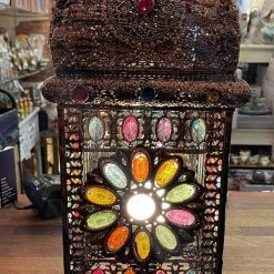 Kirkwood Group THE GRANGE COLLECTION BRONZE MOROCCAN TABLE LAMP (21X21X53CM) GENERAL GIFTS