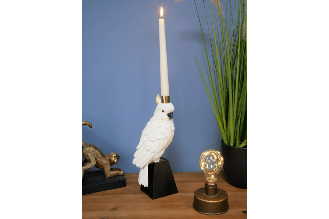 Dutch Brothers Parrot Candle Holder 8 Dutch Brothers Parrot Candle Holder