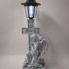 WGP KNEELING ANGEL WITH SOLAR LAMP GRAVE ORNAMENT GENERAL GIFTS 2 WGP KNEELING ANGEL WITH SOLAR LAMP GRAVE ORNAMENT GENERAL GIFTS