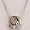 Giftworks Newgrange Living Silver & Rose Gold Ring Pendant GENERAL GIFTS 2 Giftworks Newgrange Living Silver & Rose Gold Ring Pendant GENERAL GIFTS