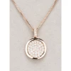 Giftworks Newgrange Living – Rose Gold Or Silver Round Diamante Pendant GENERAL GIFTS