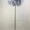 Giftworks 150CM Grey Feather Light Floor Lamp