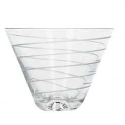 KitchenCraft GENERAL GIFTS 4 Stemless Martini Glasses (Pre Order For Late October)