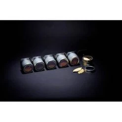 KitchenCraft MasterClass 6 Jar Magnetic Spice Rack GENERAL GIFTS