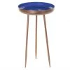 ITEM AUXILIARY TABLE METAL 28,5X28,5X48,5 BLUE