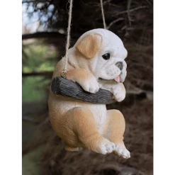 Dutch Brothers GENERAL GIFTS Resin Garden Ornament Bulldog