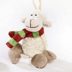 Giftworks Sitting Sheep With Scarf