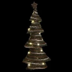 Itemint CHRISTMAS SHOP CHRISTMAS TREE LED PVC 46X14X68 NATURAL