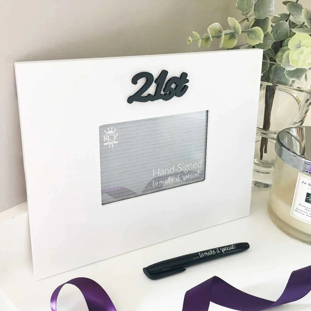 Giftworks Birthday 3D Text Signature Photo Frame GENERAL GIFTS 4 Giftworks Birthday 3D Text Signature Photo Frame GENERAL GIFTS