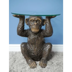 Dutch Brothers Monkey Side Table Brown GENERAL GIFTS