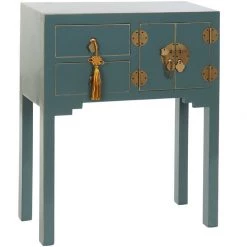 ITEM GENERAL GIFTS CONSOLE TABLE SOLID WOOD MDF ORIENTAL 63X26X83cm