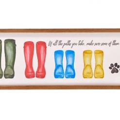 Richard Lang GENERAL GIFTS Family Welly Plaque