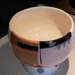 Dutch Brothers Abstract Face Vase