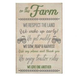 Richard Lang ON THIS FARM PLAQUE