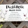 Richard GENERAL GIFTS Animal Kitchen Rules “Duckaholic”