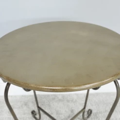 Giftworks GENERAL GIFTS BRASS METAL ACCENT TABLE FURNITURE