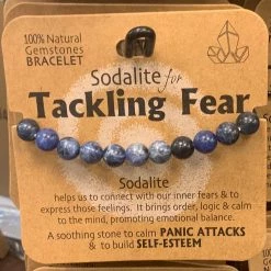 Royal County SODALITE FOR TACKLING FEAR GEMSTONE BRACELET