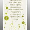 CBC Home Blessing Glass Plaque GENERAL GIFTS