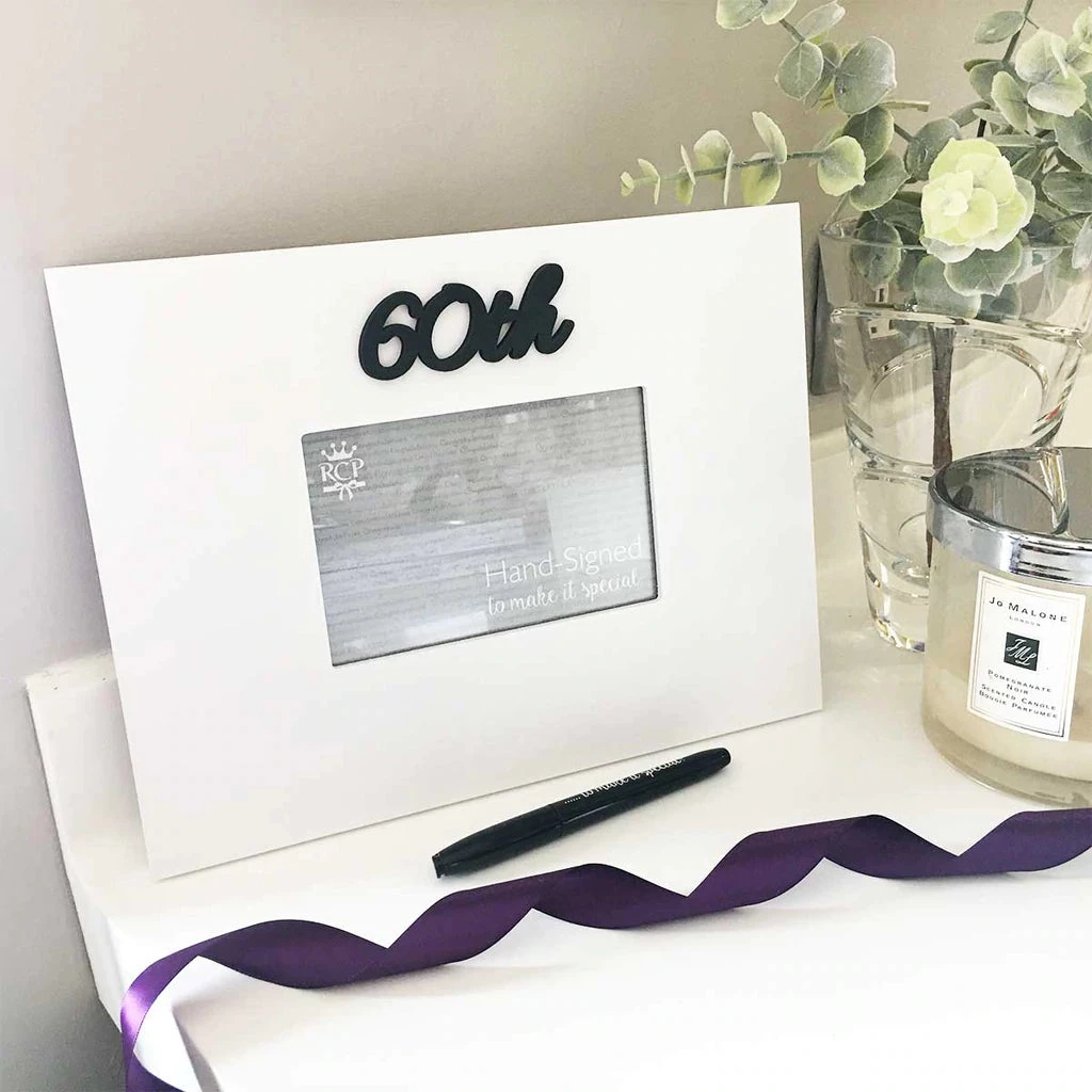 Giftworks Birthday 3D Text Signature Photo Frame GENERAL GIFTS 12 Giftworks Birthday 3D Text Signature Photo Frame GENERAL GIFTS