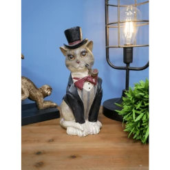 Dutch Brothers Gentleman Cat/cat Figurines GENERAL GIFTS