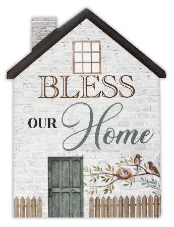 CBC Bless Our Home Sign Porcelain Plague 3 CBC Bless Our Home Sign Porcelain Plague