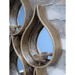 Dutch Brothers GENERAL GIFTS Raindrop Wall Candle Holders