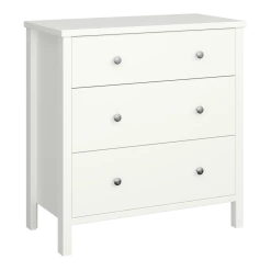 Steems 3 Drawer Chest – Off White