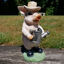 Giftworks Pig With Watering Can GENERAL GIFTS