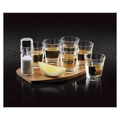 KitchenCraft GENERAL GIFTS Shot Glasses BarCraft Eight Piece Tequila Shot Gift Set