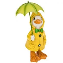 Puddle & Lido Ducks & Frogs GENERAL GIFTS Puddle Duck With Brolly Tall