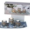 IKO Tea Light Holder Set With Heart Decoration 34x13cm (Pre Order For Mid September)
