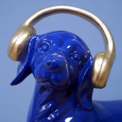 Dutch Brothers Dog With Headphones (Blue) GENERAL GIFTS
