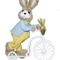 Enchante GENERAL GIFTS Mr Springtime Bunny On Tricycle Easter Decorations