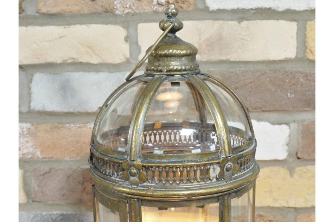 Dutch Brothers Round Gold Distressed Lantern (Pre Order For Late October) 4 Dutch Brothers Round Gold Distressed Lantern (Pre Order For Late October)