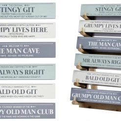 Richard Lang GRUMPY MAN PLAQUE (PRE ORDER FOR LATE NOVEMBER)