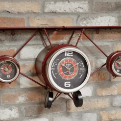 Giftworks Aeroplane Clock Shelf