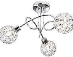 Giftworks LIGHTING Largo 3 Light Semi Flush Ceiling Light