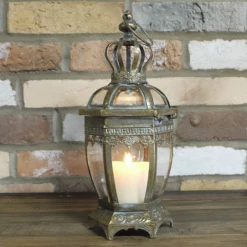 Dutch Brothers Gold Shabby Chic Lantern GENERAL GIFTS