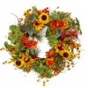 Elmes Autumn Wreath With Sunflowers 18” GENERAL GIFTS
