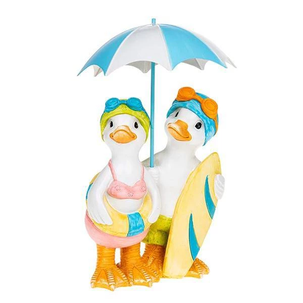Giftworks Lido Duck Standing Pair With Brolly NOVELTY 3 Giftworks Lido Duck Standing Pair With Brolly NOVELTY