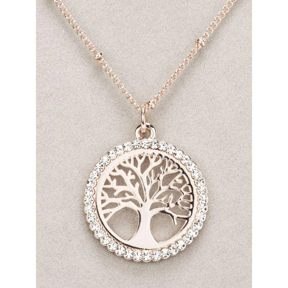 Giftworks GENERAL GIFTS Newgrange Rose Gold Tree Of Life Pendant 4 Giftworks GENERAL GIFTS Newgrange Rose Gold Tree Of Life Pendant