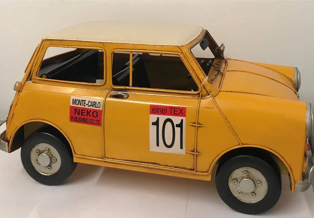 Giftworks Retro Mini Car (Yellow) 3 Giftworks Retro Mini Car (Yellow)