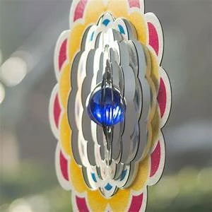 Colours In Motion Garden FLOWER ROSE 200 Wind Twister 5 Colours In Motion Garden FLOWER ROSE 200 Wind Twister