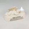 Richard Lang Cream And Gold Sleeping Cherub Grave Plaques